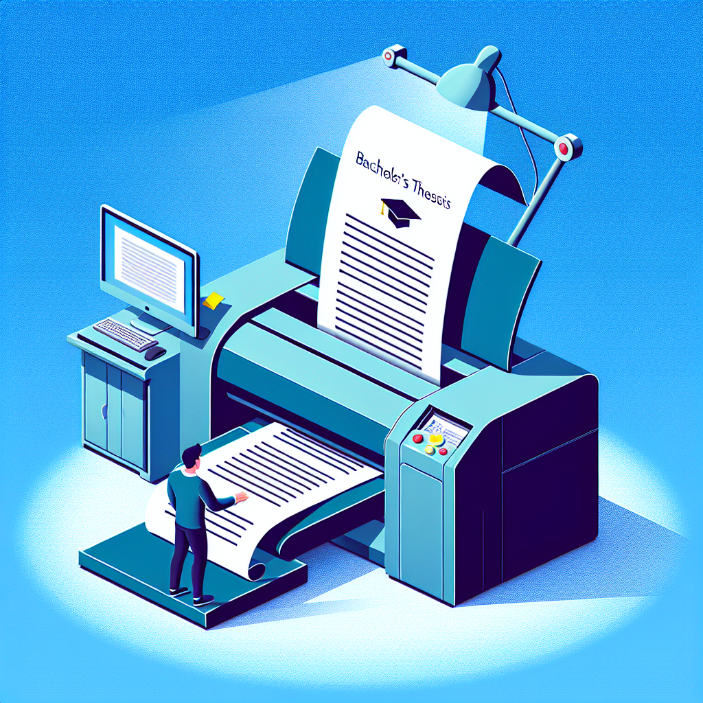 Bachelorarbeit Drucken